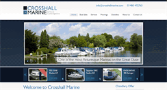 Desktop Screenshot of crosshallmarine.com